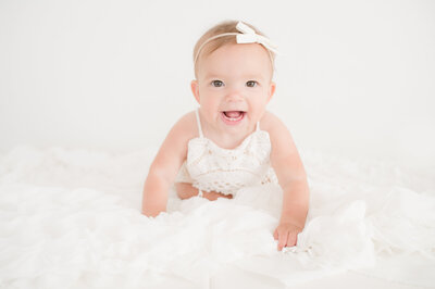 six month baby session in austin