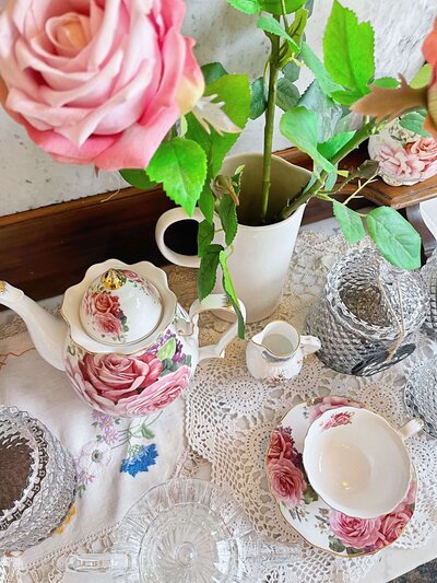 Vintage fine bone china cups and saucers
