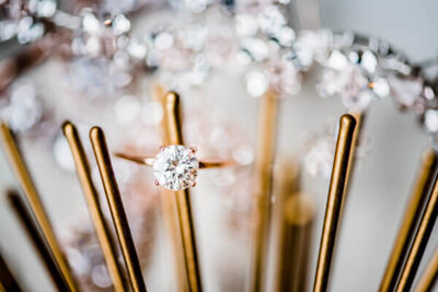 gold wedding right with sparkly details taken by cleveland wedding photographer