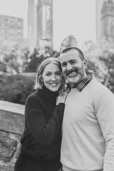 Lisa Miller being hugged by her husband.