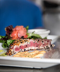 Rare Ahi Tuna from the Stanwood Grill Restaurant