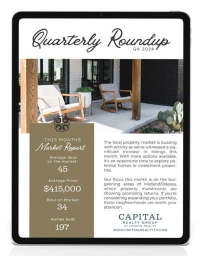 The Capital Realty Quarterly Roundup Mockup Image for the Newsletter
