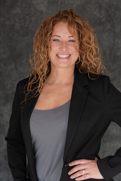Business Headshot Image Woman in Suit Jacket
