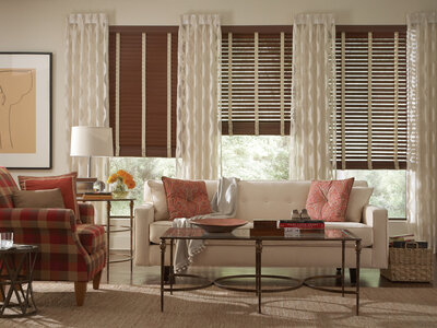 faux wood blinds