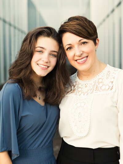 Mother & Daughter posed portrait from Frolic Family Portrait Session