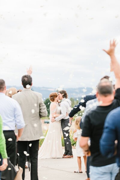 A Pilot's Wedding in an Airplane Hangar Portland OR-1025