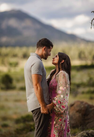 a surprise proposal with a photoshoot at the Rocky Mountain National Park in Colorado