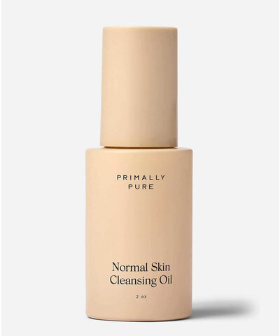 Primally Pure cleansing oil, April’s go-to clean skincare for effortless makeup removal.