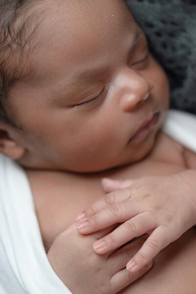 new born baby sleeping