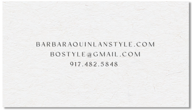 bq Style Business card back mockup