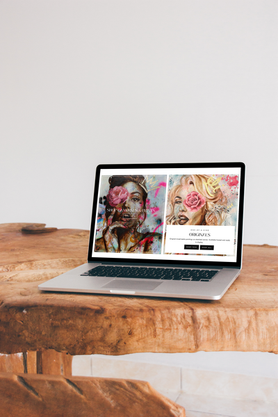 Katie Wyer Art Shopify Website for Artist