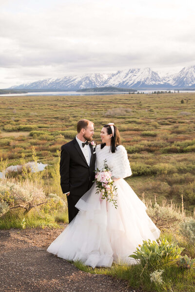 Jackson Lake Lodge wedding photography in May