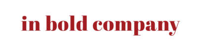 in bold company logo