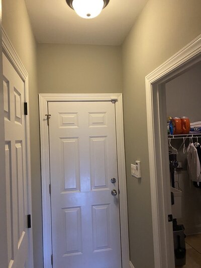 before picture of mudroom remodeled by sutton place homes