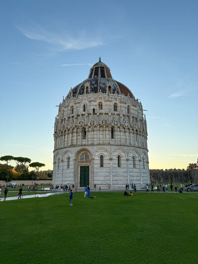 The Baptistry in Pisa, Italy