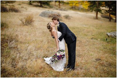Wedding at Della Terra Mountain Chateau Estes Park Colorado