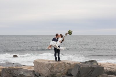 Coastal Maine elopement photography