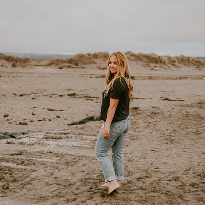 sunset california beach session
