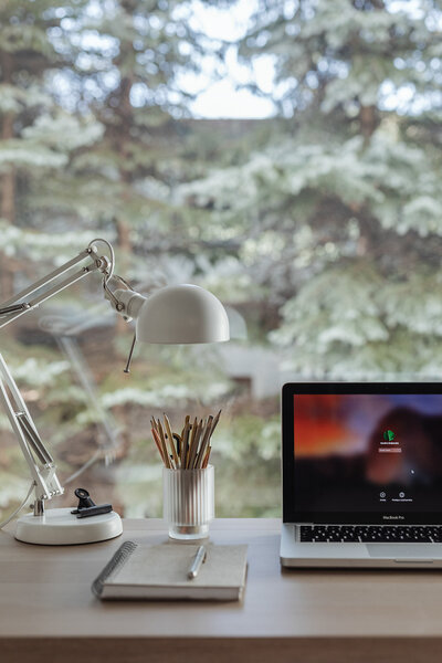 desk of a digital strategist