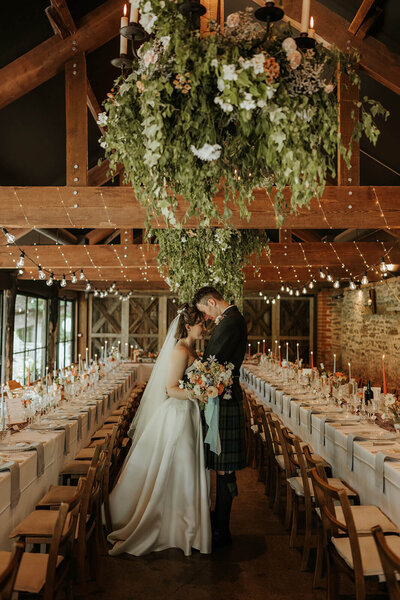Dewsall Court wedding flowers Issy and Bella