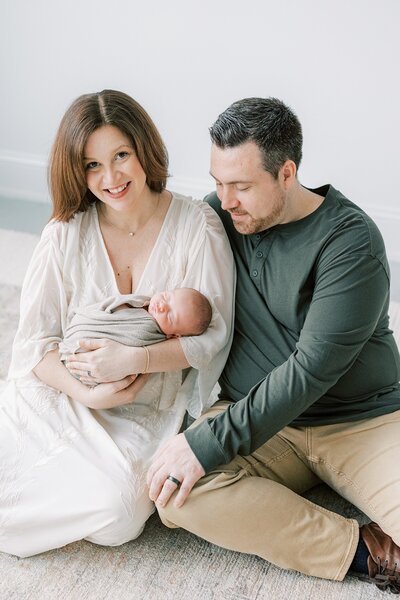 Wall Gallery Example by Philadelphia Newborn Photographer Samantha Jay