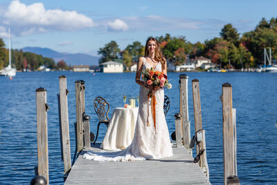 Lakes Region Bridal Shoot in October