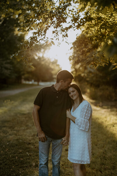 Engagement Session at Pawnee Prairie Park in Wichita, KS