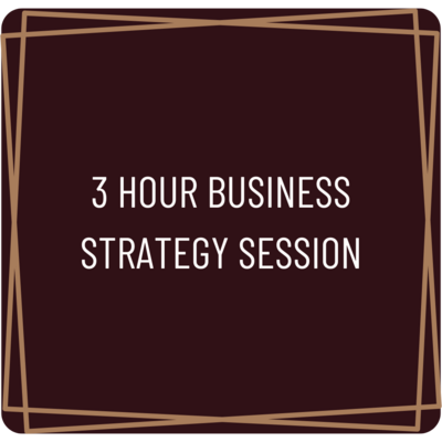 3 Hour Business Strategy Session