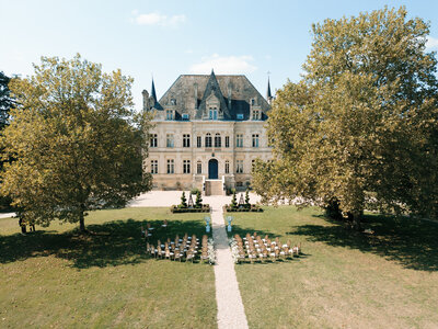 Chateau de la Valouze wedding venue in Bordeaux, France