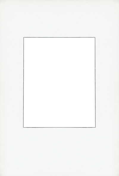 White Polaroid photo frame