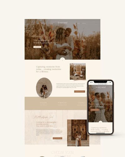 Boho Showit website template