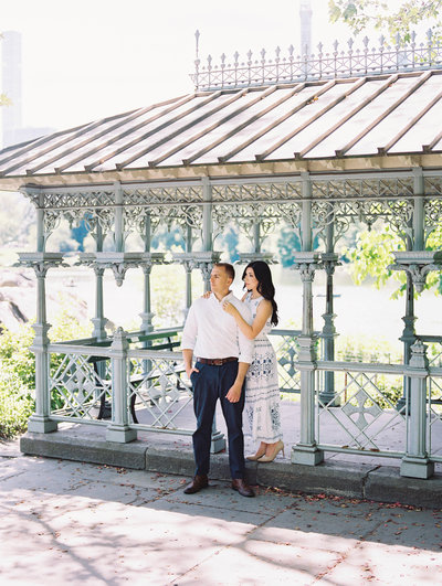 Couples session at central park in New York City