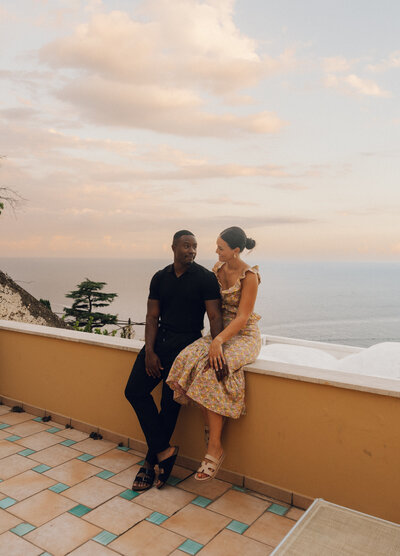 couple smiling at the camera