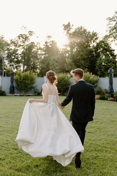 wedding golden hour photos