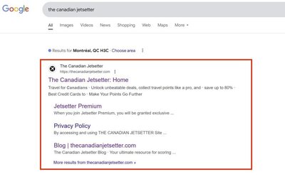 seo result