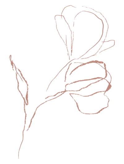 Flower line art