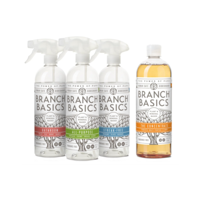 Bottles of Branch Basics Cleaner