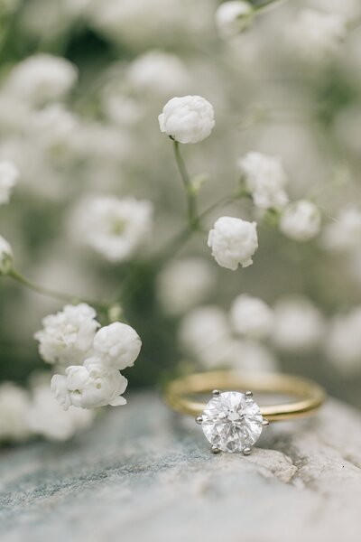 engagement ring macro photography