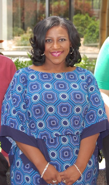 Photo of Deme Riley's before — what she looked like before doing this work for herself.