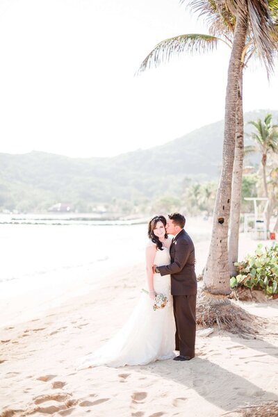 Bride and Groom  in the Caribbean