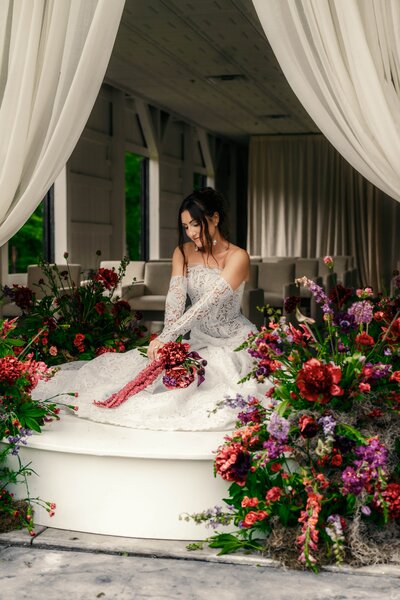 Groom and bride sharing an intimate, unscripted moment during their wedding in Nashville and Charleston