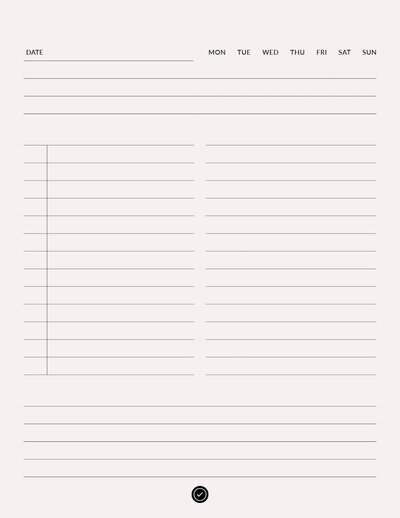Notebook No 10 Digital Planner by Click 2 Plan-119