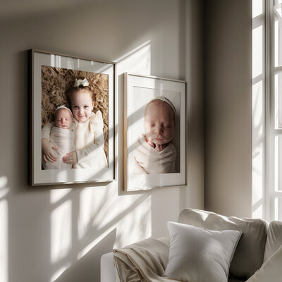 Latrobe photographer that creates custom framed wall art for clients.