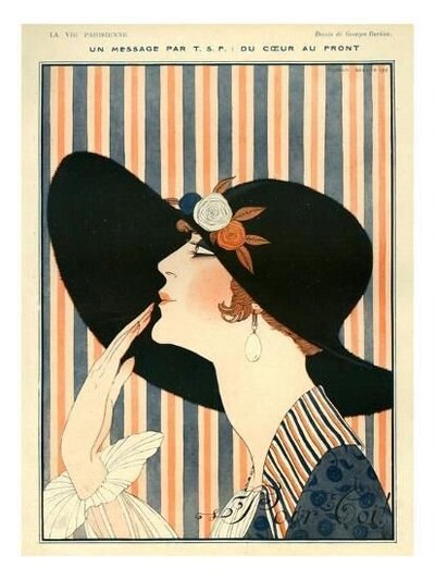 La Vie Parisienne, G Barbier, 1918, France