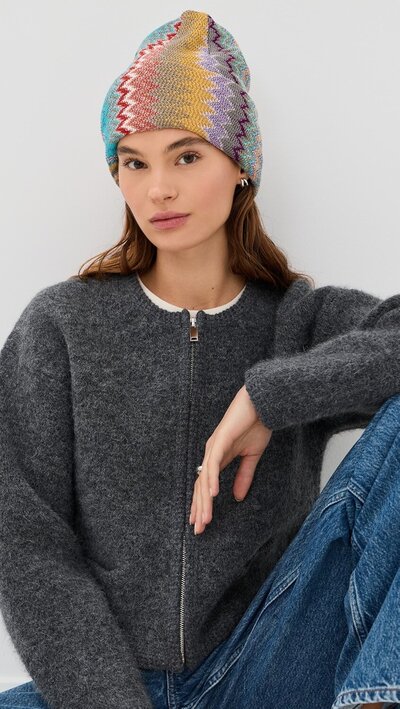 missoni knit striped beanie | carlisledigitalmarketing.com