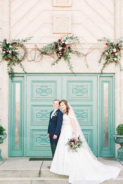 Summer wedding portraits at Gardendale First Baptist in Gardendale Alabama