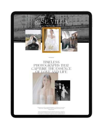Luxury website design