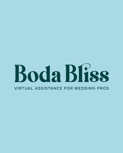 Logo design for Boda Bliss, an Online business manager