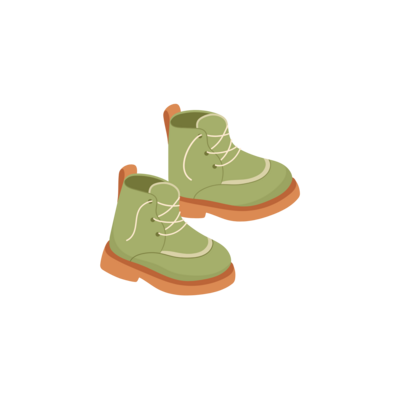 Hiking boots graphic 