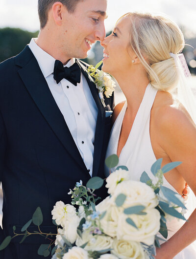 Blue and White Wedding Flowers